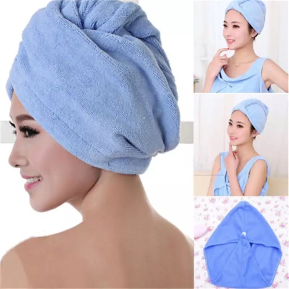 4 Pieces Microfiber Hair Towel Wrap Ultra Absorbent, Fast Drying Hair Turban